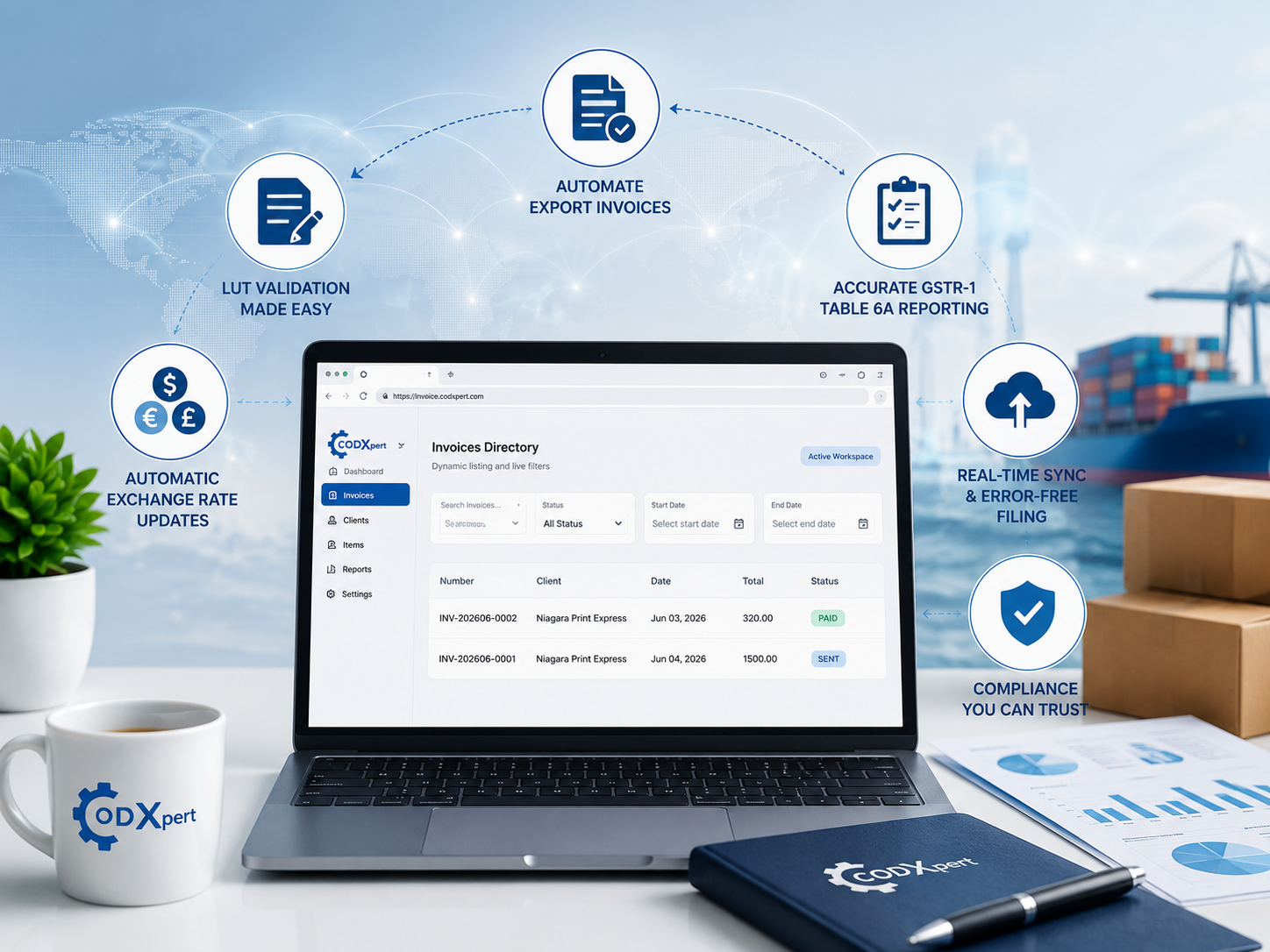 How Cod Xpert Simplifies GSTR-1 Filing for Exporters