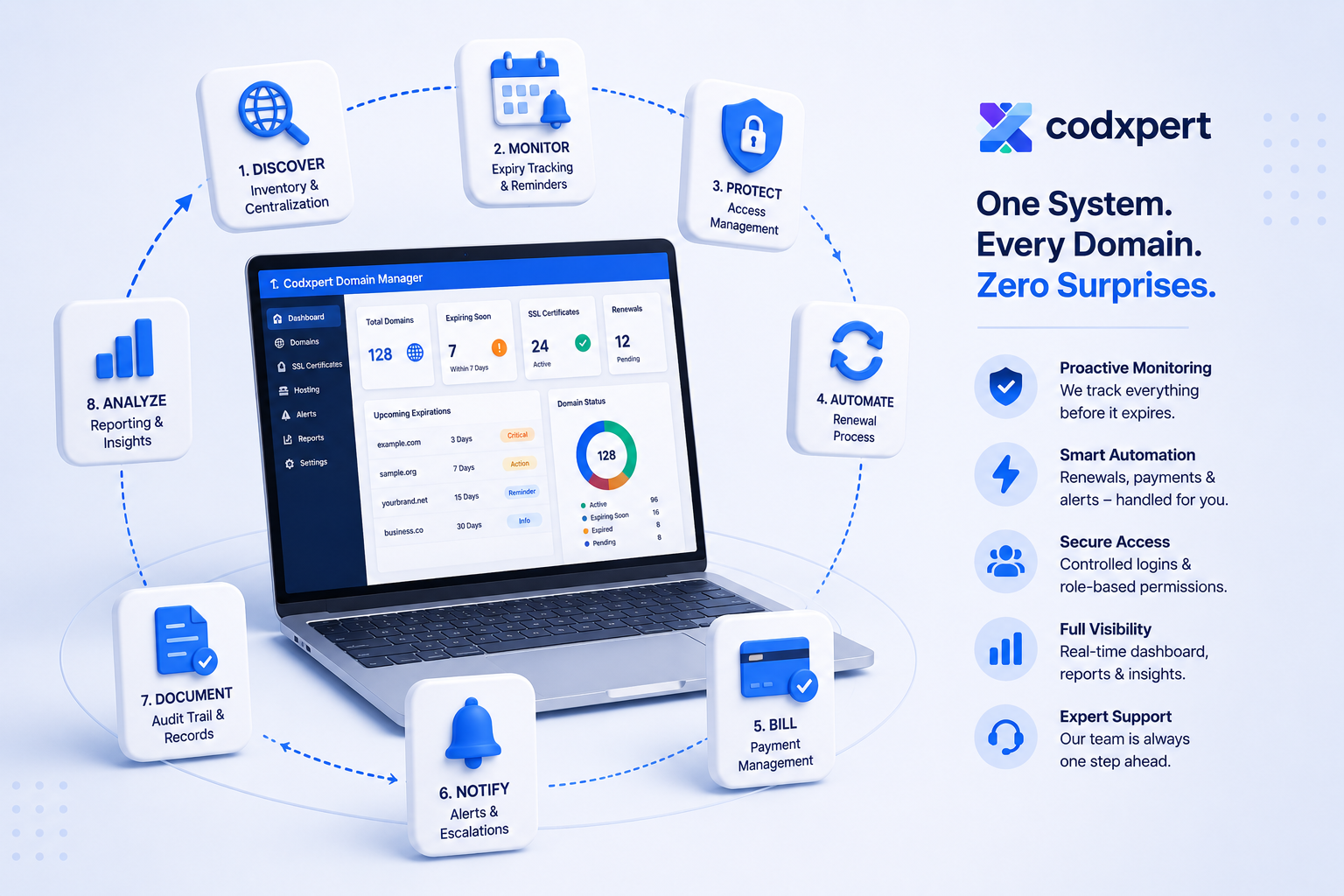 How Codxpert's Domain Manager Implements This System