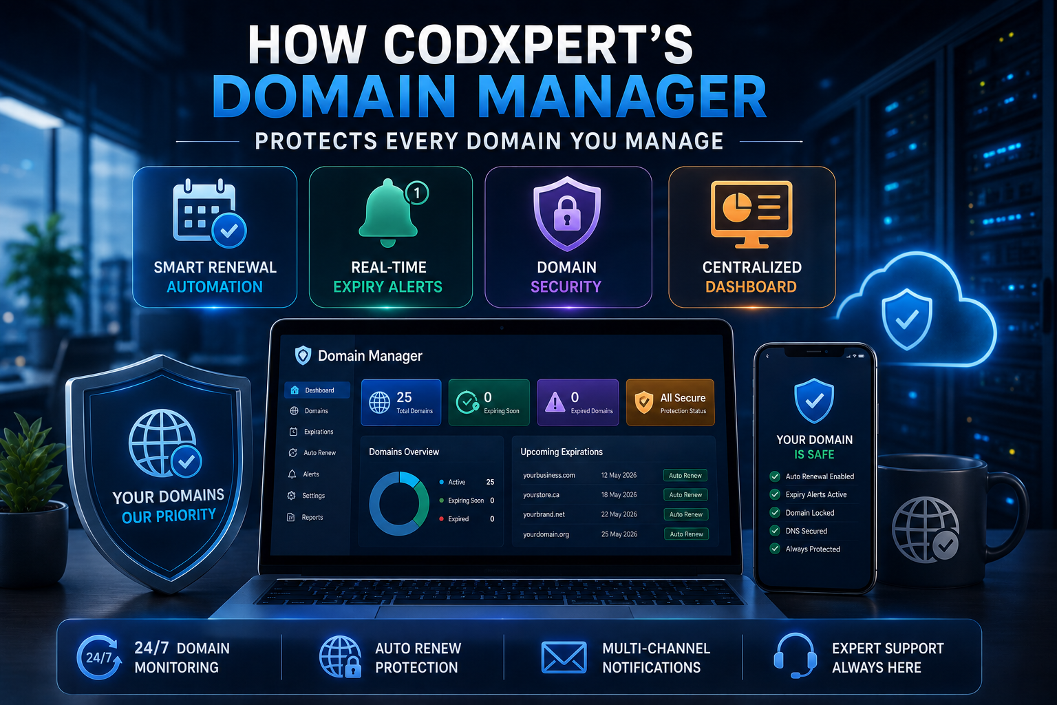 How Codxpert's Domain Manager Protects Every Domain You Manage