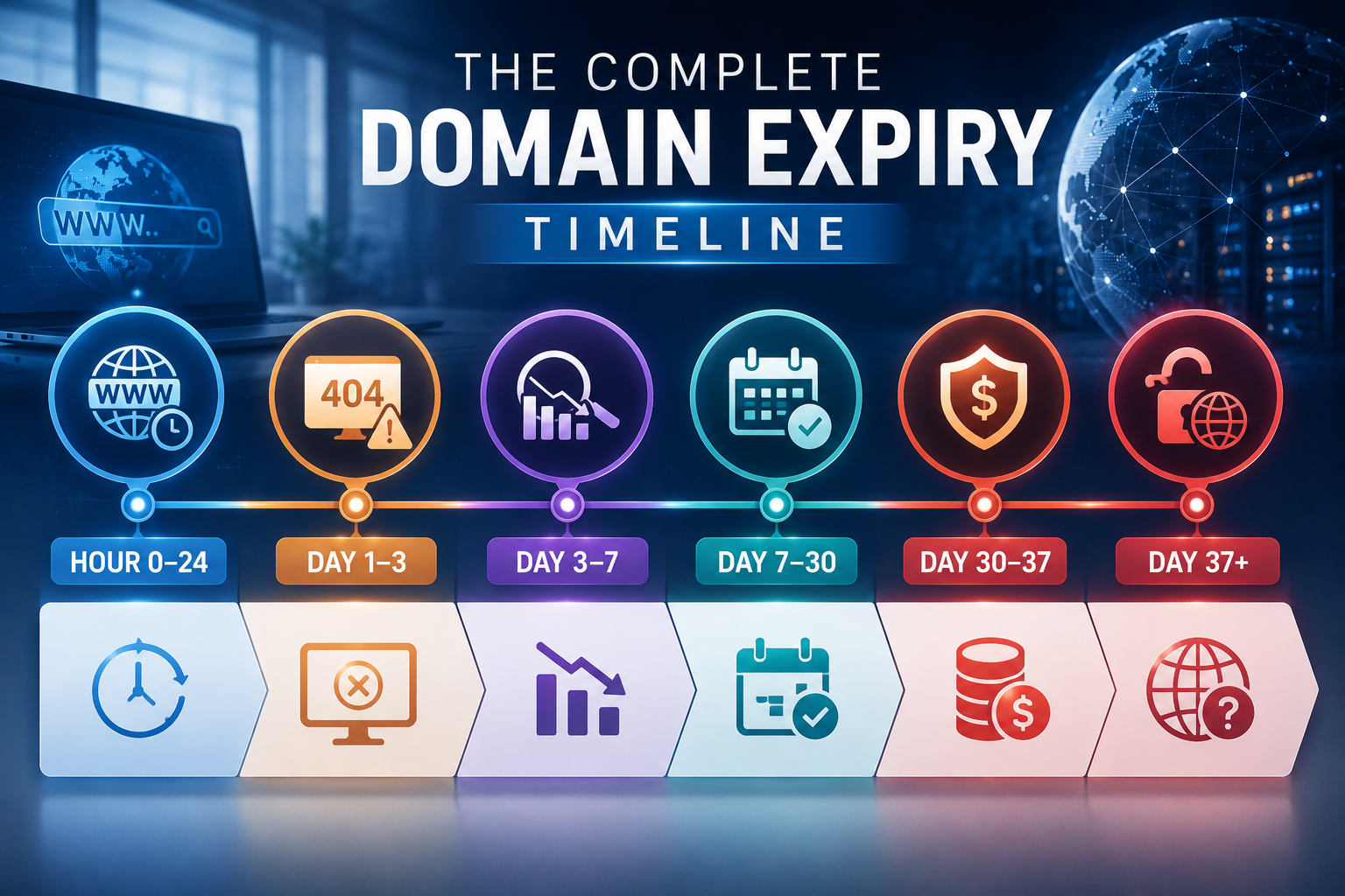 The Complete Domain Expiry Timeline