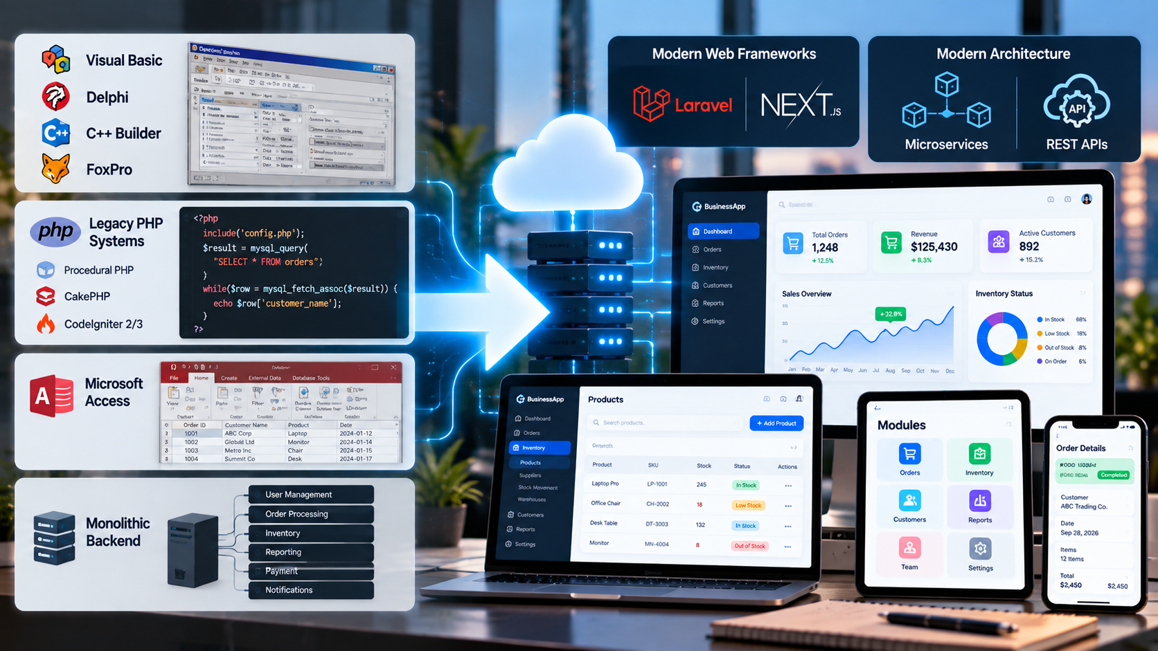 Common Systems We Modernize