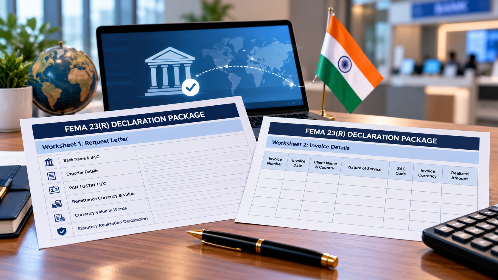 Breakdown of the Bank FEMA 23(R) Declaration Package