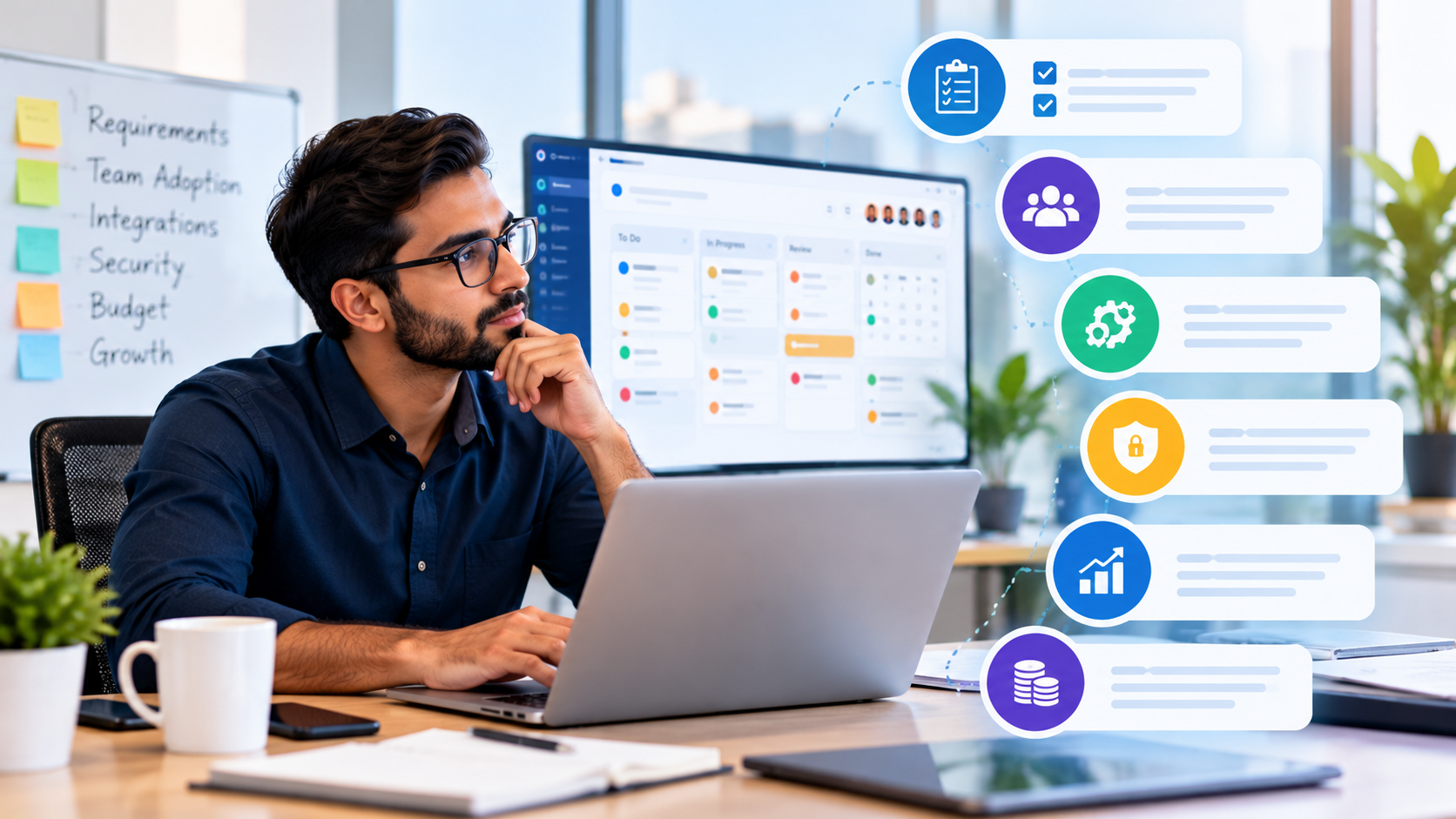 Choosing task management software for business requirements, integrations, security and growth