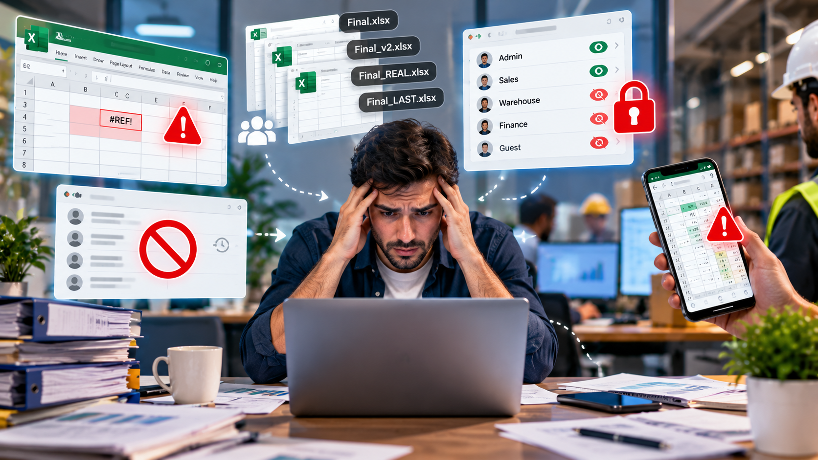 Hidden Costs of Running Operations on Spreadsheets